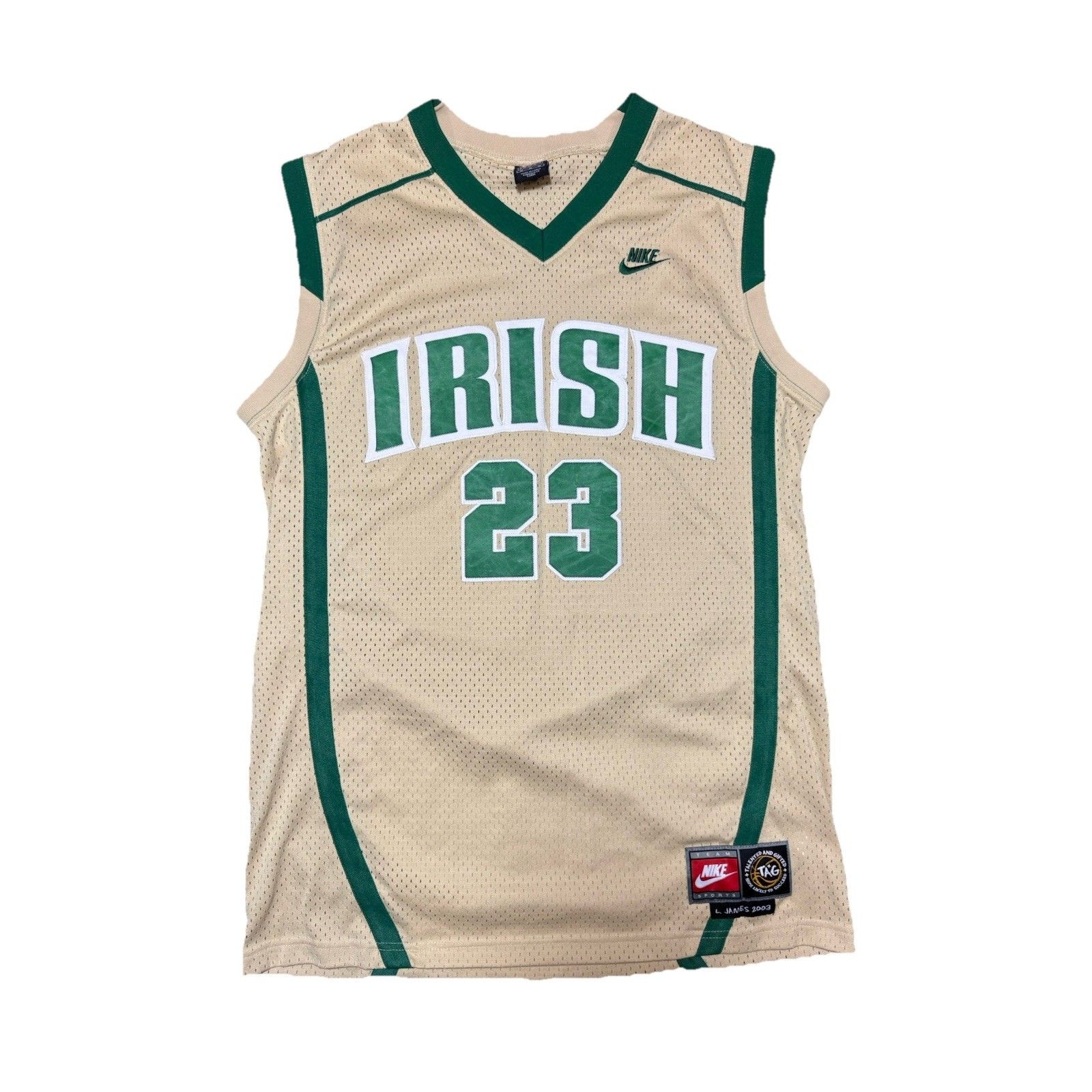 Lebron James 2003 Fighting Irish High School Jersey #23 Adult Medium